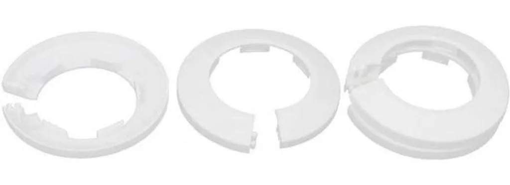 Lot de 4 tubes Wit Buis blancs pour décoration murale et rangement DIY