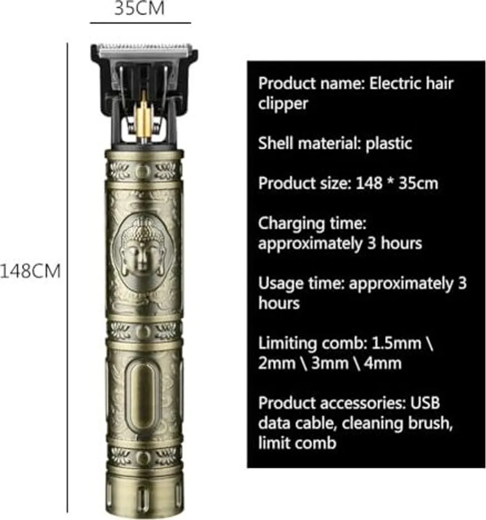 Trimmer Professionale Uomo T-Blade - Regolabarba e Capelli Wireless - 2