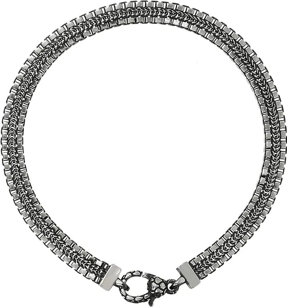 Bijou Homme Argent pour Look Habillé - Bracelet Albert M. 20 cm