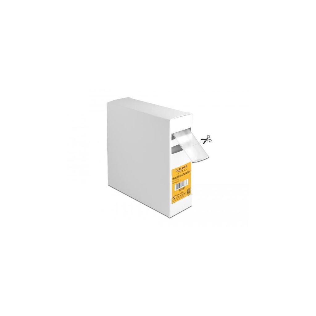 DELOCK Schrumpfschlauch Box, 4 m x 25,4 mm transparent