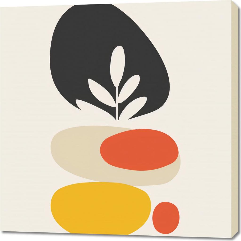 Bild 90x90cm Botanische Konsistenz