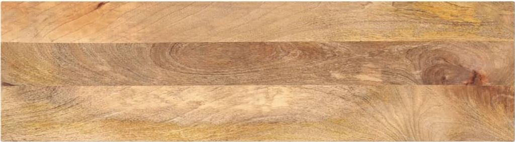 Tischplatte 100x30x3,8 cm Rechteckig Massivholz Mango
