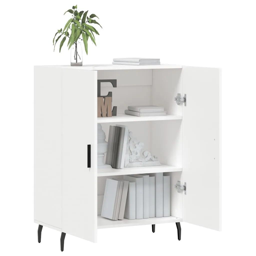 Maison Exclusive Credenza Bianca Salvaspazio 69,5x34x90 cm Legno - 4