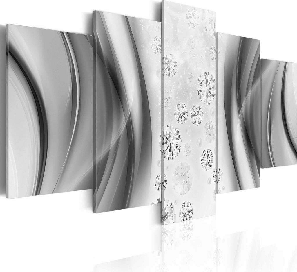 Leinwandbilder 200x100 cm a-A-0158-b-p Vlies Leinwandbild 5 tlg Kunstdruck modern Wandbilder XXL Wanddekoration Design Wand Bild ABSTRAKT