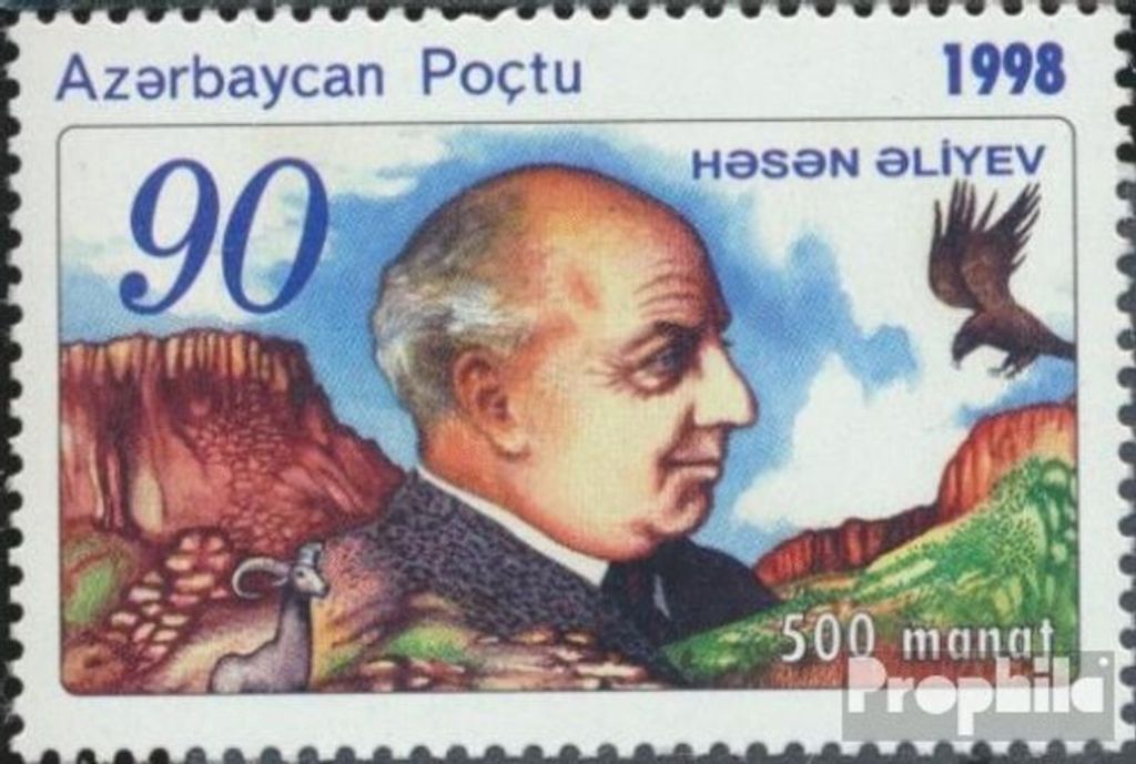 Briefmarken Aserbaidschan 1998 Mi 418 (kompl.Ausg.) postfrisch Hasan Oliyev