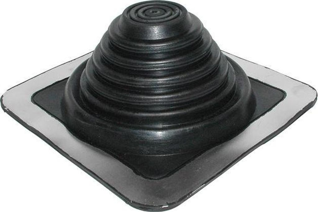 Pipeco N°6 Hochtemperatur 225°C ETANCO Dachdurchführung - Schwarz - Ø125 bis 175 - 188061