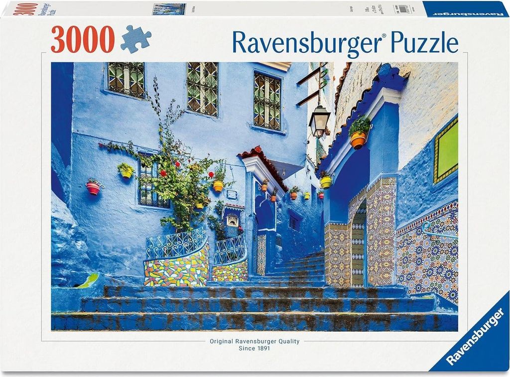 Ravensburger 12001893 Maroko w kolorze niebieskim – 3000 Zdjęcie produktu 
