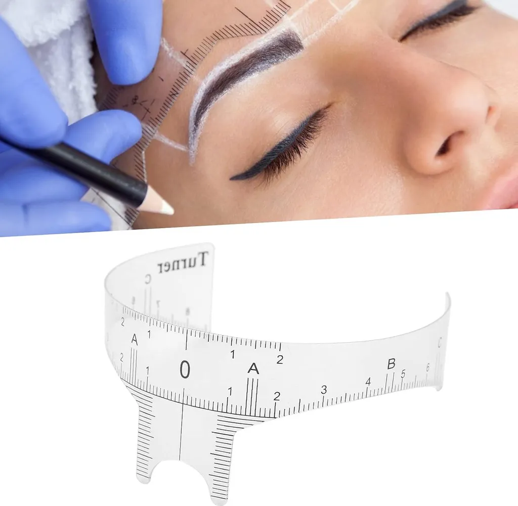 Règle sourcils en acier inoxydable pour microblading haute précision - 3