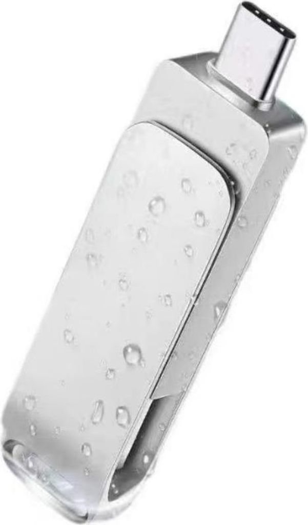 INF 3-in-1 USB-Stick, High Speed USB 3.0, Zinklegierung, Silber, 1 Stück 64 GB