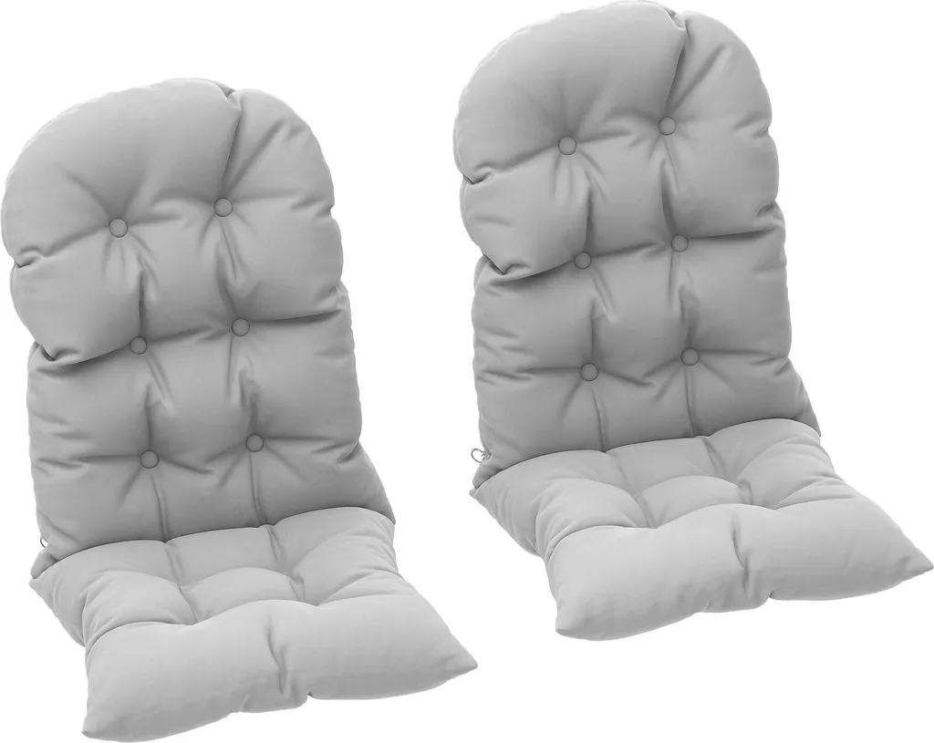 Coussin Adirondack Design Capitonnée et Confortable - Lot de 2 en Tissu