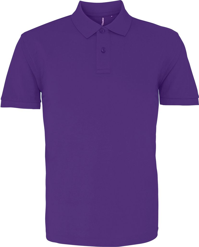 Asquith & Fox Herren Polo-Shirt, Kurzarm RW3471 (L) (Violett)