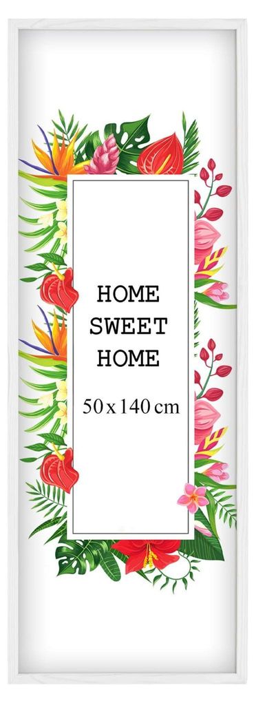 MG Design Weiß Bilderrahmen 50 x 140 cm - Aus echtem Holz Produktbild 