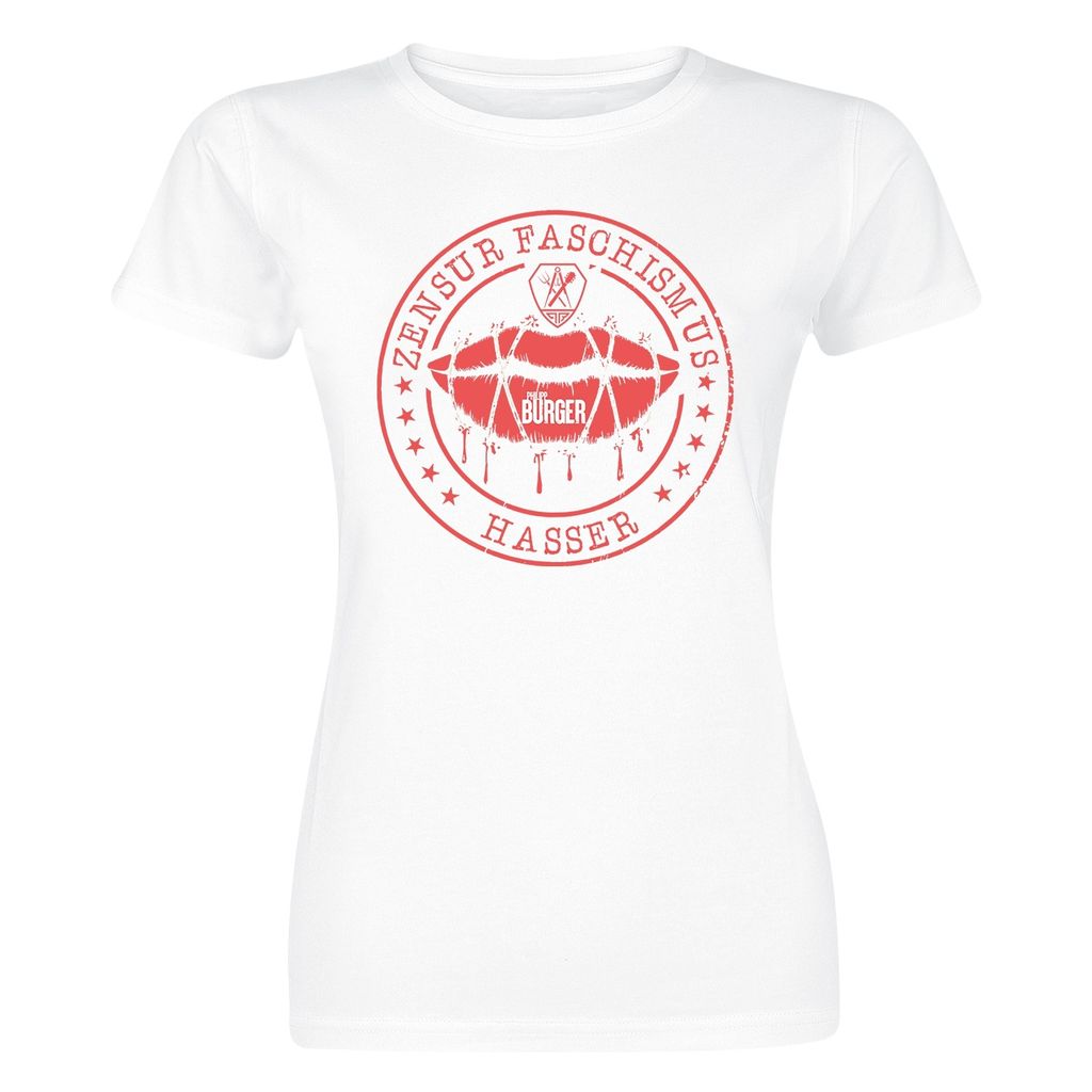 Philipp Burger - ZensurFH, Girl-Shirt (white)