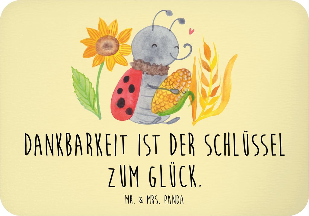 Mr. & Mrs. Panda magnet Erntedankfest Dankbarkeit - Gelb Pastell - Geschenk, wandmagnet, Thanksgiving Geschenke, Kühlschrankmagnet, Pinnwandmagnet...