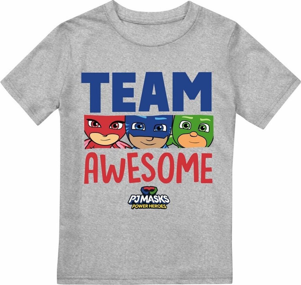 PJ Masks - "Team Awesome" T-Shirt für Jungen TV2388 (104) (Grau)