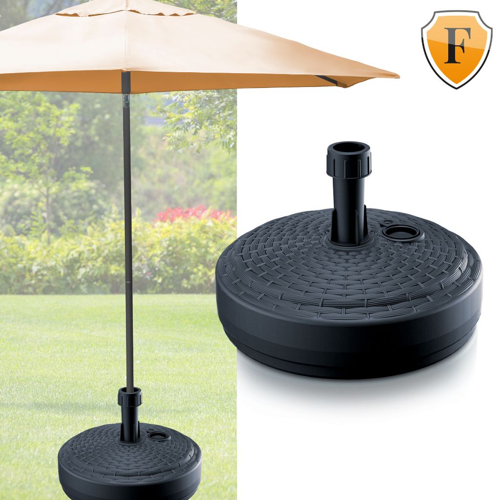 Schirmständer 39cm in Anthrazit Sonnenschirmständer Ständer Produktbild 