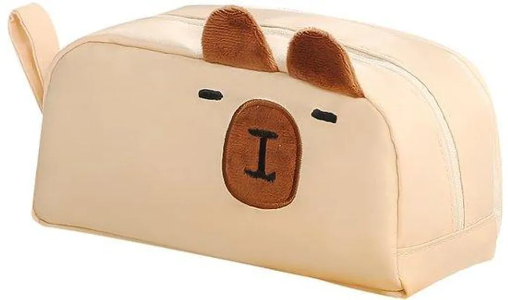 Grand sac de bureau beige à motifs élégants pour collège et lycée