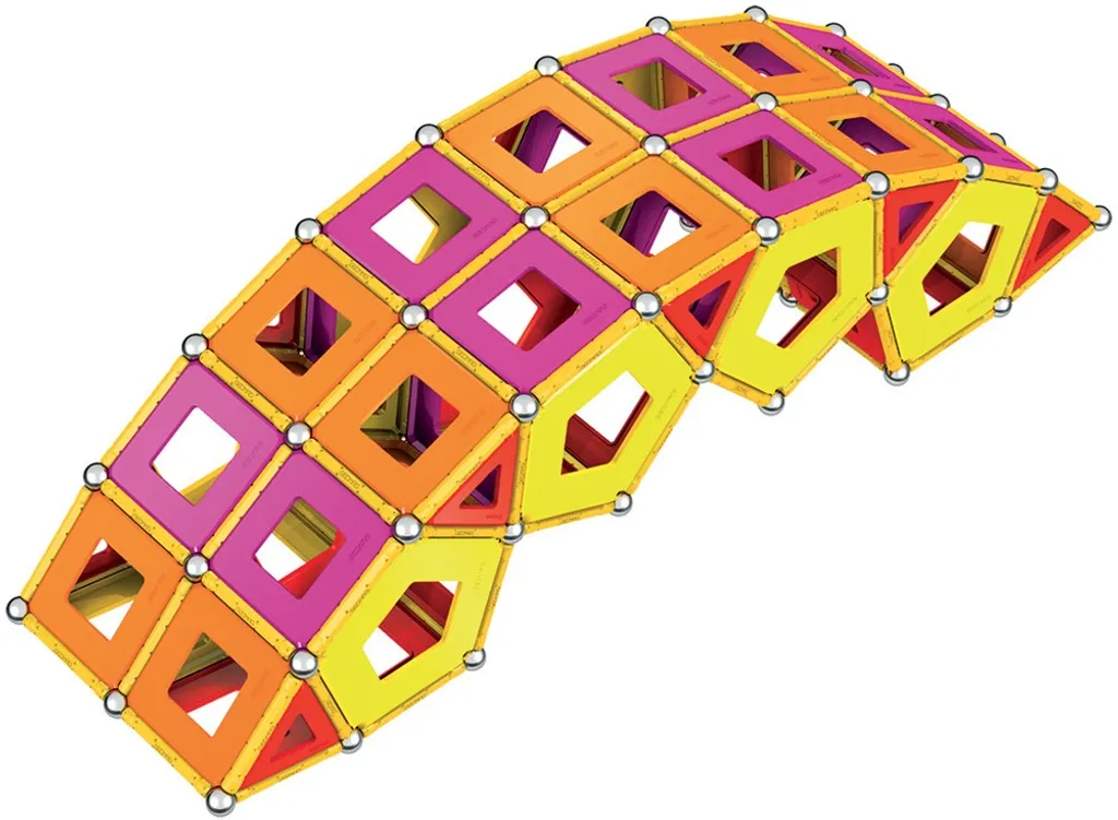 Jeu de Construction Magnétique Geomag Classic Warm Master de 388 Pièces