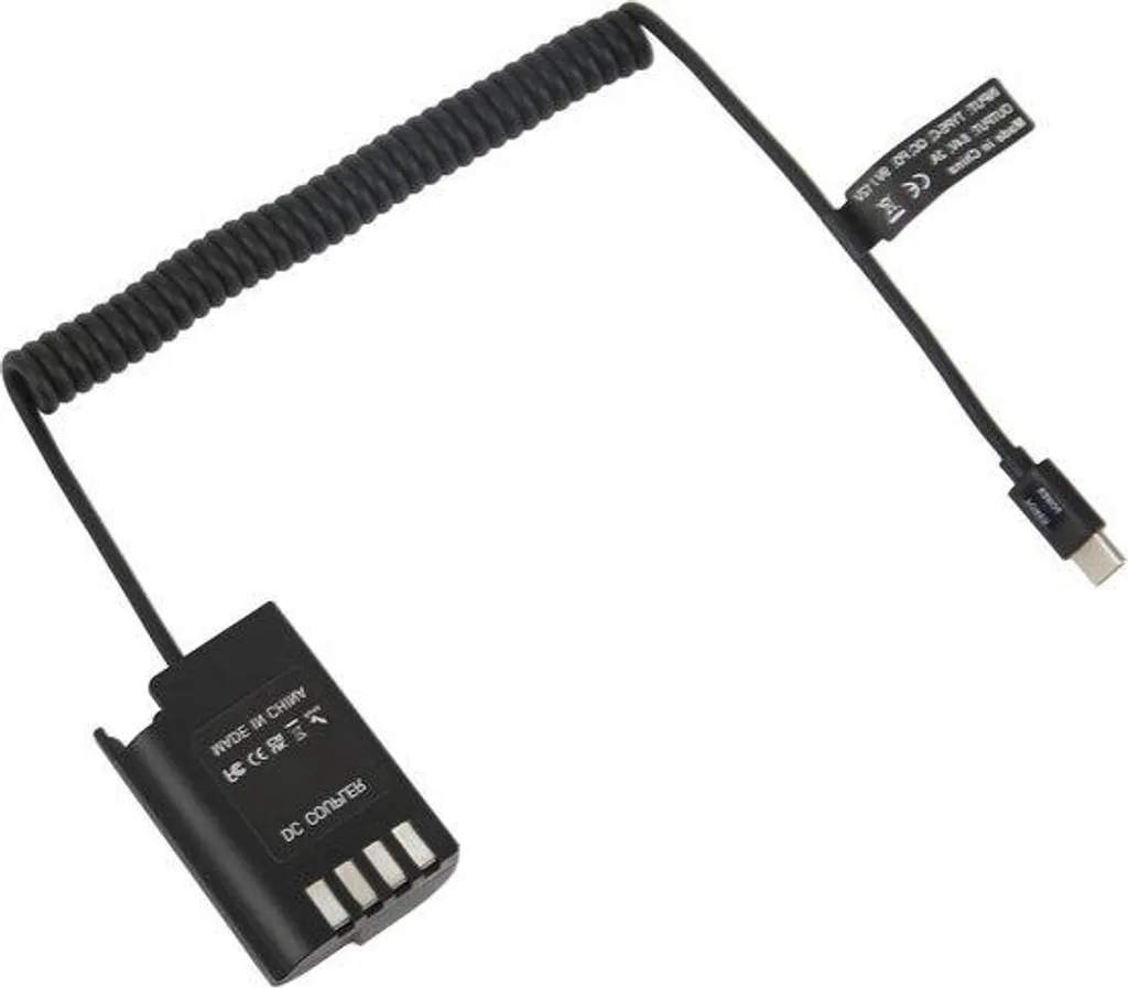 Alimentation USB-C pour DMW-BLK22 idéale pour studio et tournage long