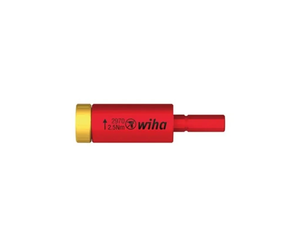 Adattatore Coppia Wiha 41343 easyTorque 2,5 Nm Isolato 1000V