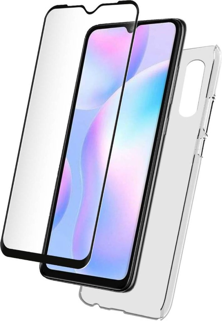 BigBen Connected, Zubehörpaket 2 in 1 für Xiaomi Redmi 9A, Transparent