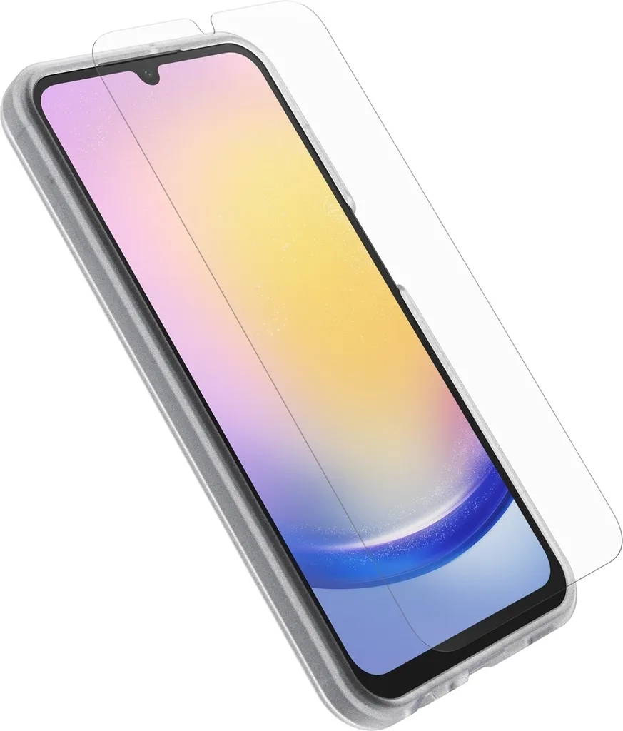 Custodia OtterBox React + Glass per Samsung A25 - Bundle Protezione 360