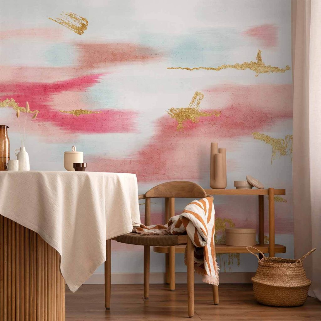 Vlies Fototapete - Golden Reflections in the Sky 350x256 cm Muster f-A-10008-a-a