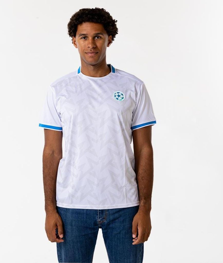 UEFA Champions League Herren Fußballtrikot - Größe M - Fußballbekleidung - Offizielles Merchandise - Weiß