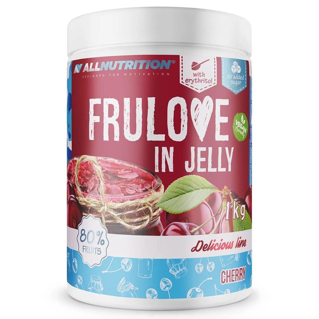 ALLNUTRITION FRULOVE In Jelly Cherry 1000g Marmelade Produktbild 