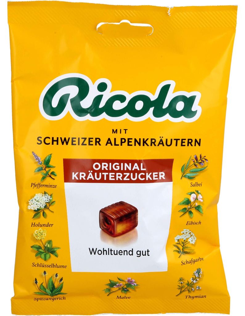 Caramelle di zucchero alle erbe Ricola, 75 g di caramelle Immagine del prodotto 
