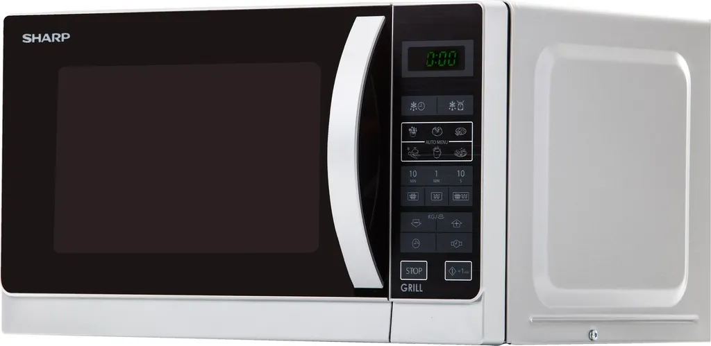 Micro-ondes Combiné Grill Sharp R642IN 20 Litres Argenté Haute Précision