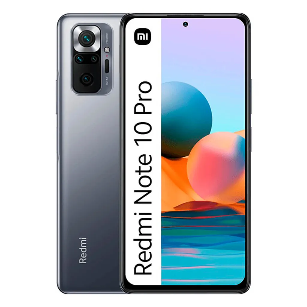 Xiaomi Redmi Note 10 Pro 8/256GB Gris Onyx - Capteur Photo 108MP et AMOLED