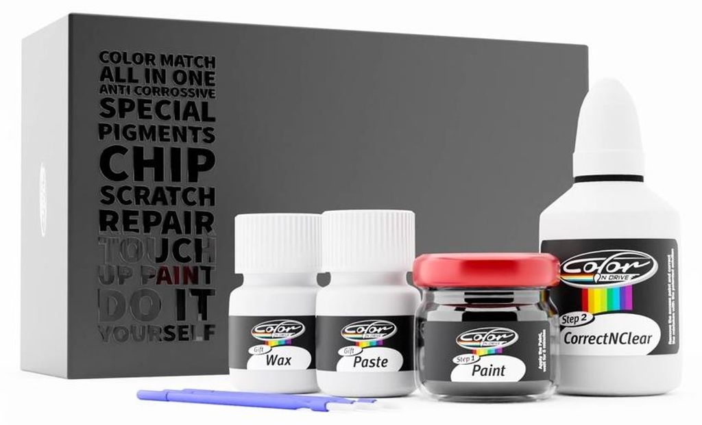 Lakstift set voor Volvo Black Stone 019