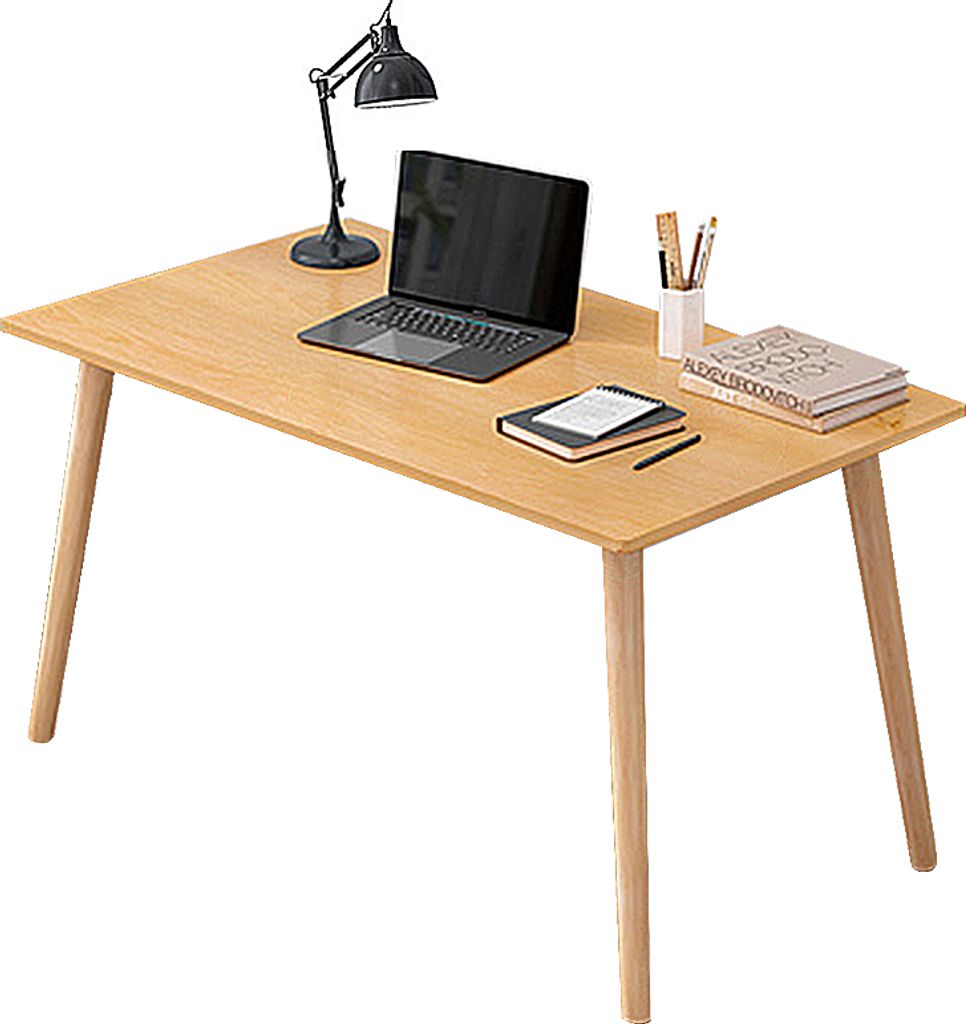 360Home Schreibtisch Computertisch Massivholz ohne Stuhl 70cm
