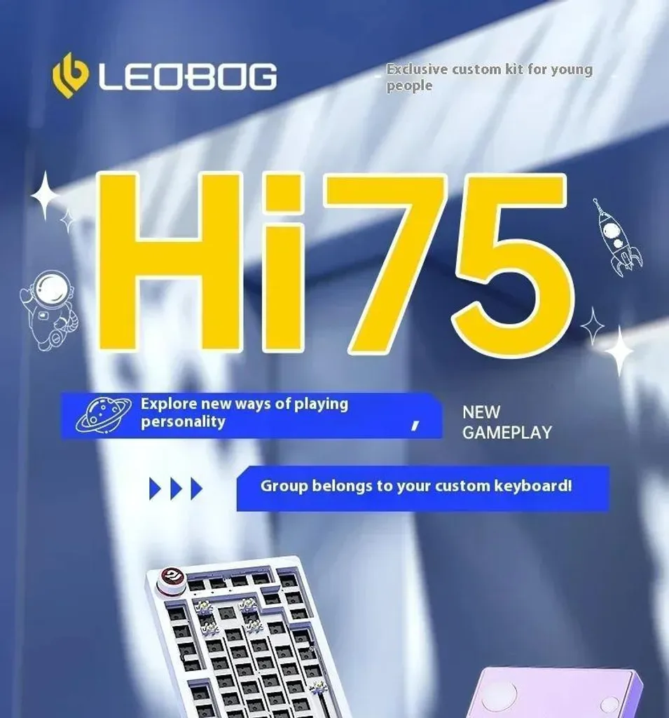 Clavier Gamer Bluetooth Hi75 RVB touches mécaniques interchangeables Pro - 5