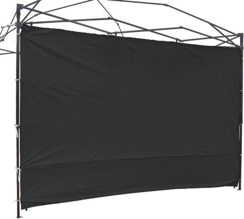 Paroi latérale pour abri de jardin et brise-vue occultant noir de 25 m