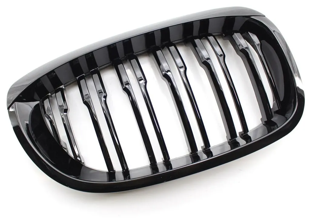 Grilles de calandre BMW E46 restylée - Finition noir brillant ABS premium