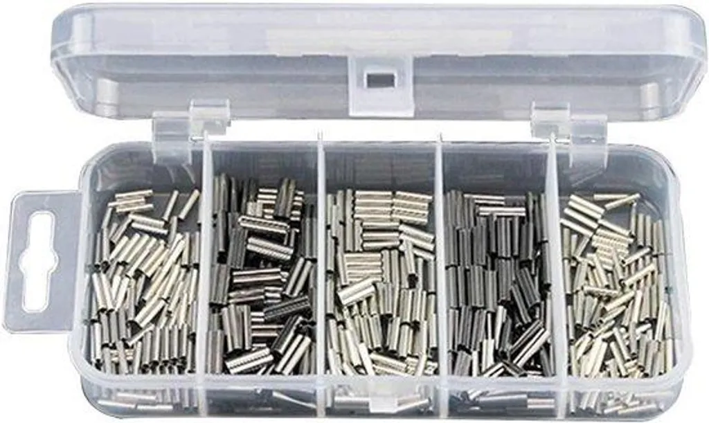 Kit de manchons à sertir en cuivre pour montage de ligne de pêche