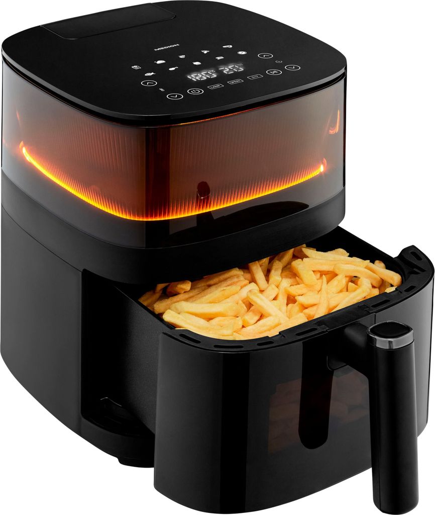 MEDION X10 XL Heißluftfritteuse (5 Liter, Airfryer, Produktbild 