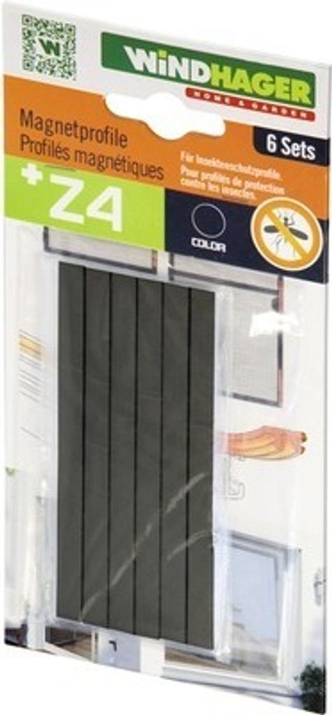 Insektenschutz Windhager PLUS/EXPERT Magnetprofile schwarz Produktbild 