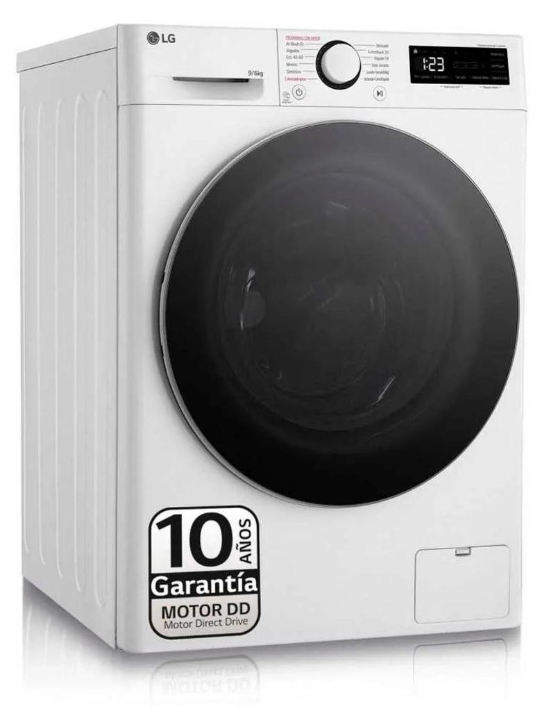 Lg F4dr6009a1w Frontlader-waschtrockner Durchsichtig 9 kg / Produktbild 