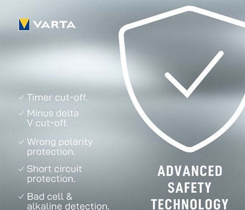 Akku-Ladegerät VARTA ''Power Play LCD Charger'' mit USB und Produktbild 14