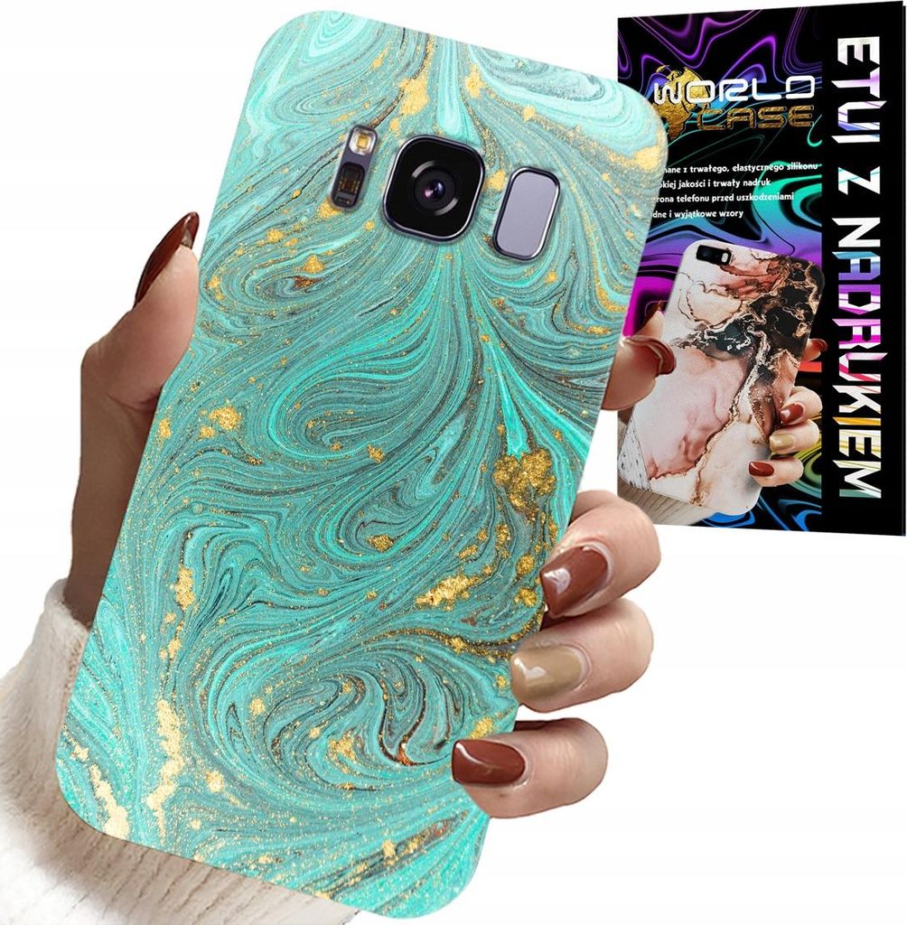Hülle Für Samsung Galaxy S8 - Marmorierte Muster + Hydrogel-Folie