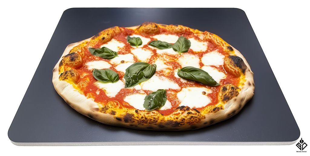 8mm Pizza- Brot- Backstahl rechteckig 38cm x 33cm Produktbild 1