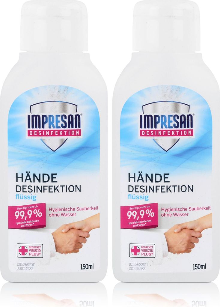 Impresan Hände Desinfektion flüssig 150ml - Ideal für Produktbild 