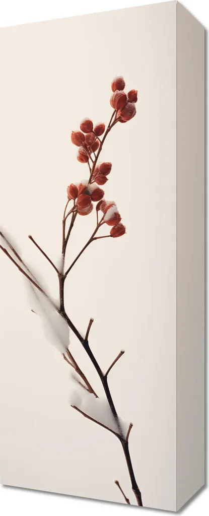 Quadro 20x50 cm La sottile forza dell'inverno