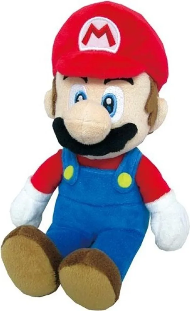 Peluche Super Mario Rouge 24cm TOGETHER - Doudou Anti-Stress et Doux