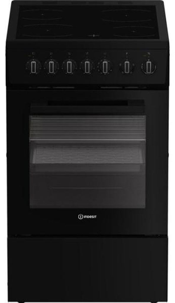 Cuisiniere  vitrocéramique - INDESIT - I5V3PCB - 4 foyers - Image du produit 
