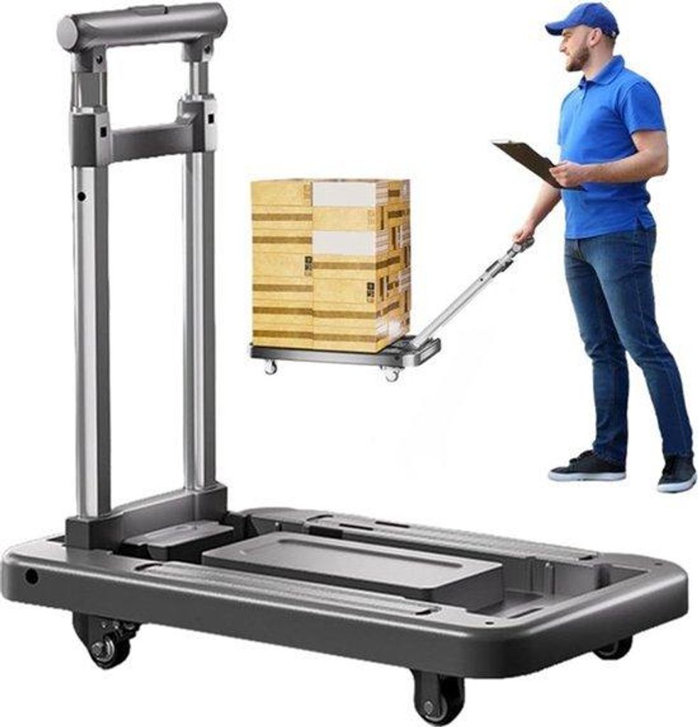 Klappbarer Wagen, multifunktional, verst. Griffe
