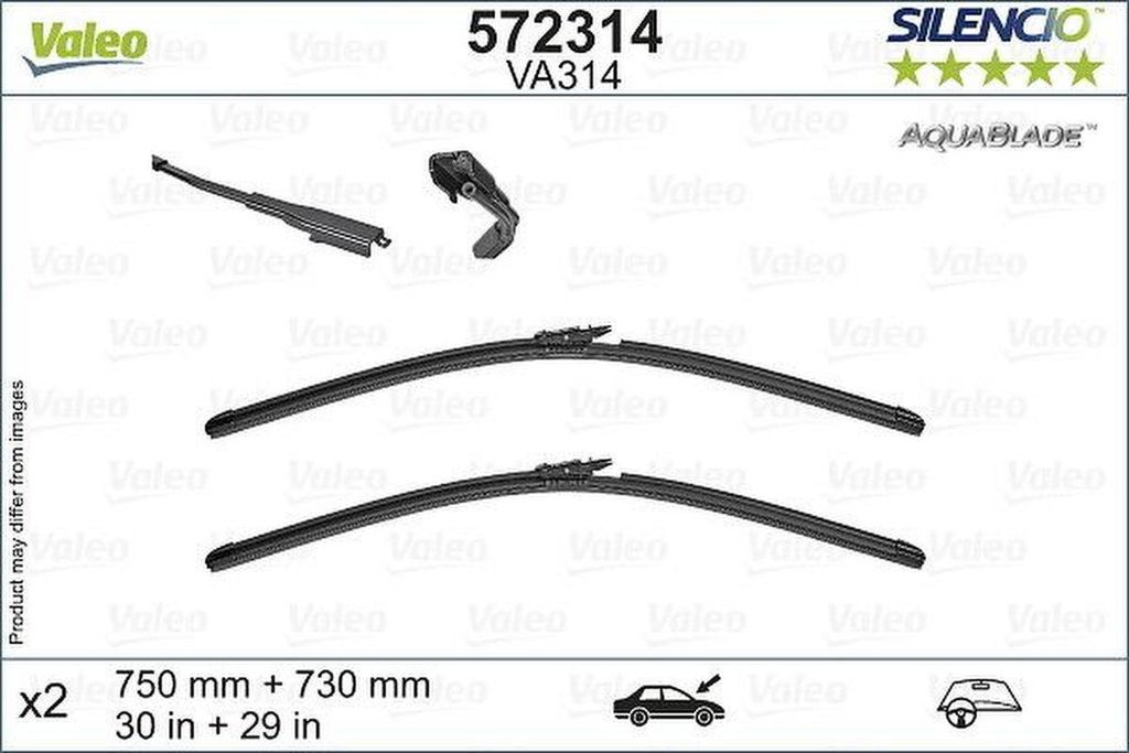 Pióro Wycieraczki Silencio Aquablade 750/730Mm Ford Galaxy, Zdjęcie produktu 